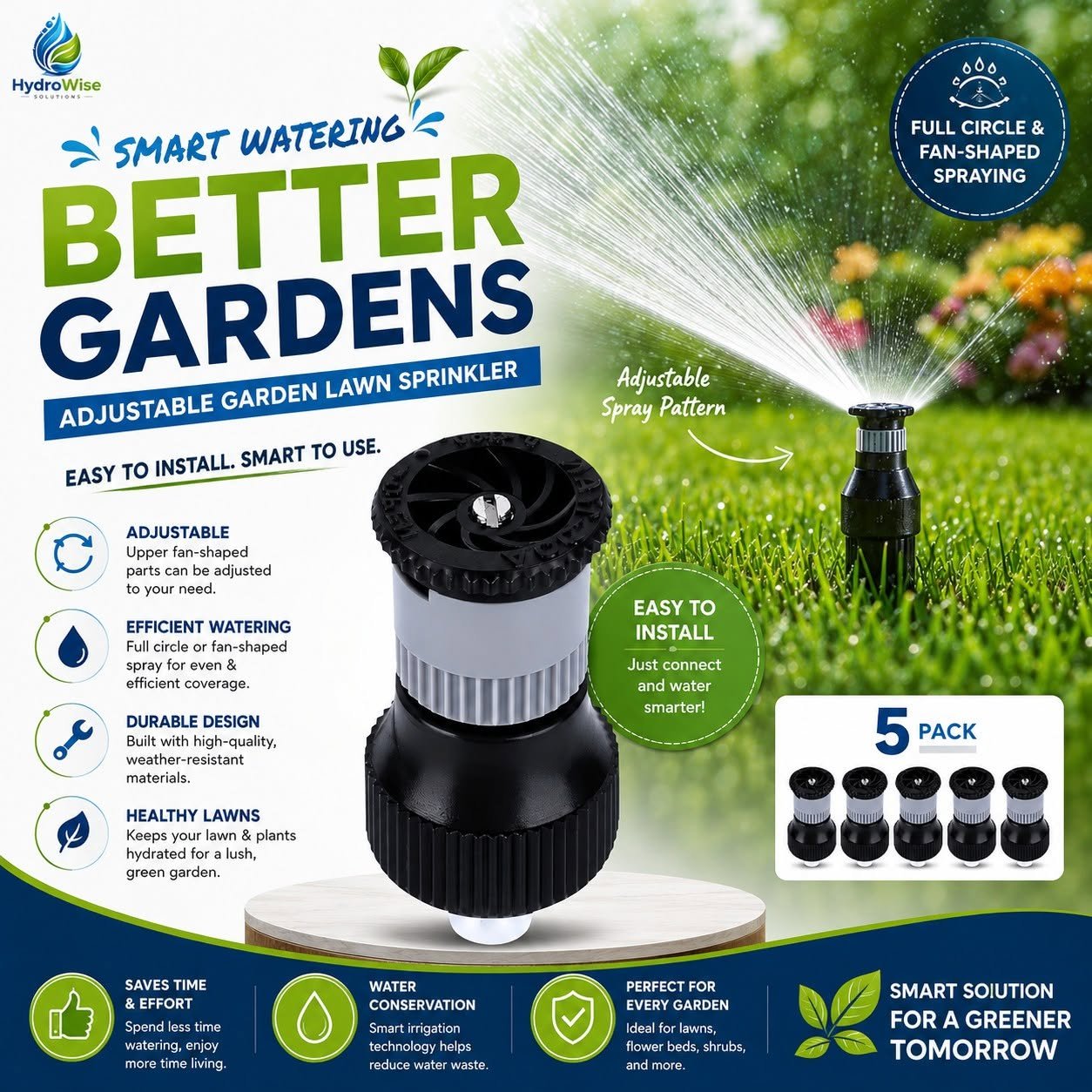 360° Adjustable Drip Irrigation Emitter - Image 2
