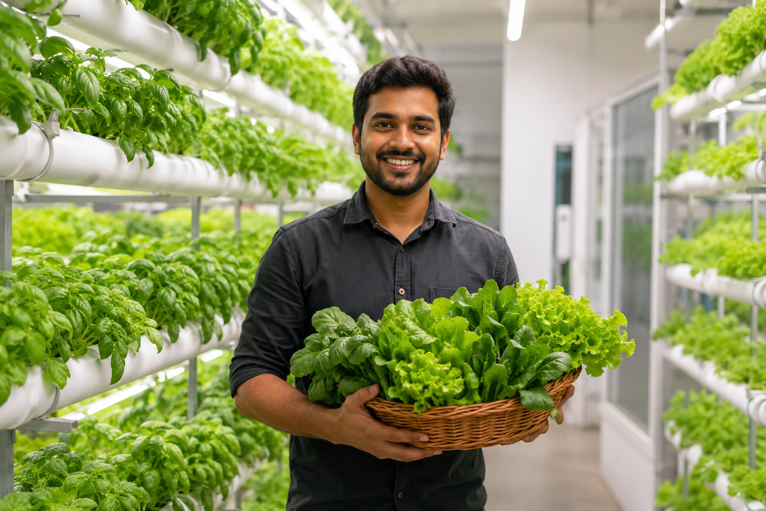 Happy grower